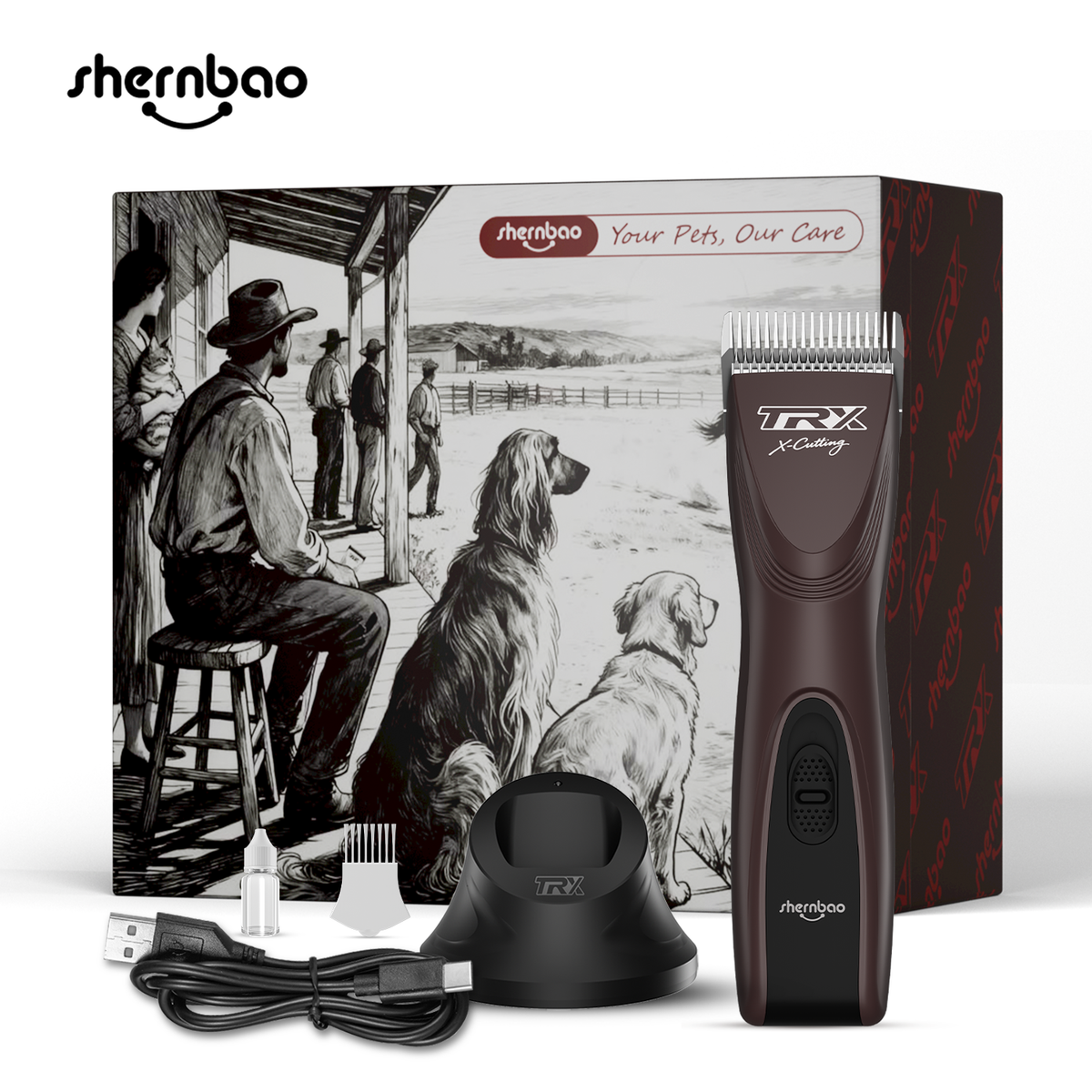 Shernbao TRX PGC-901 Cordless A5 Clipper