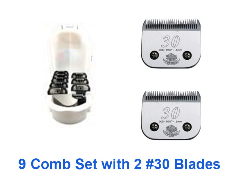 9 comb pack with 2 #30 blades