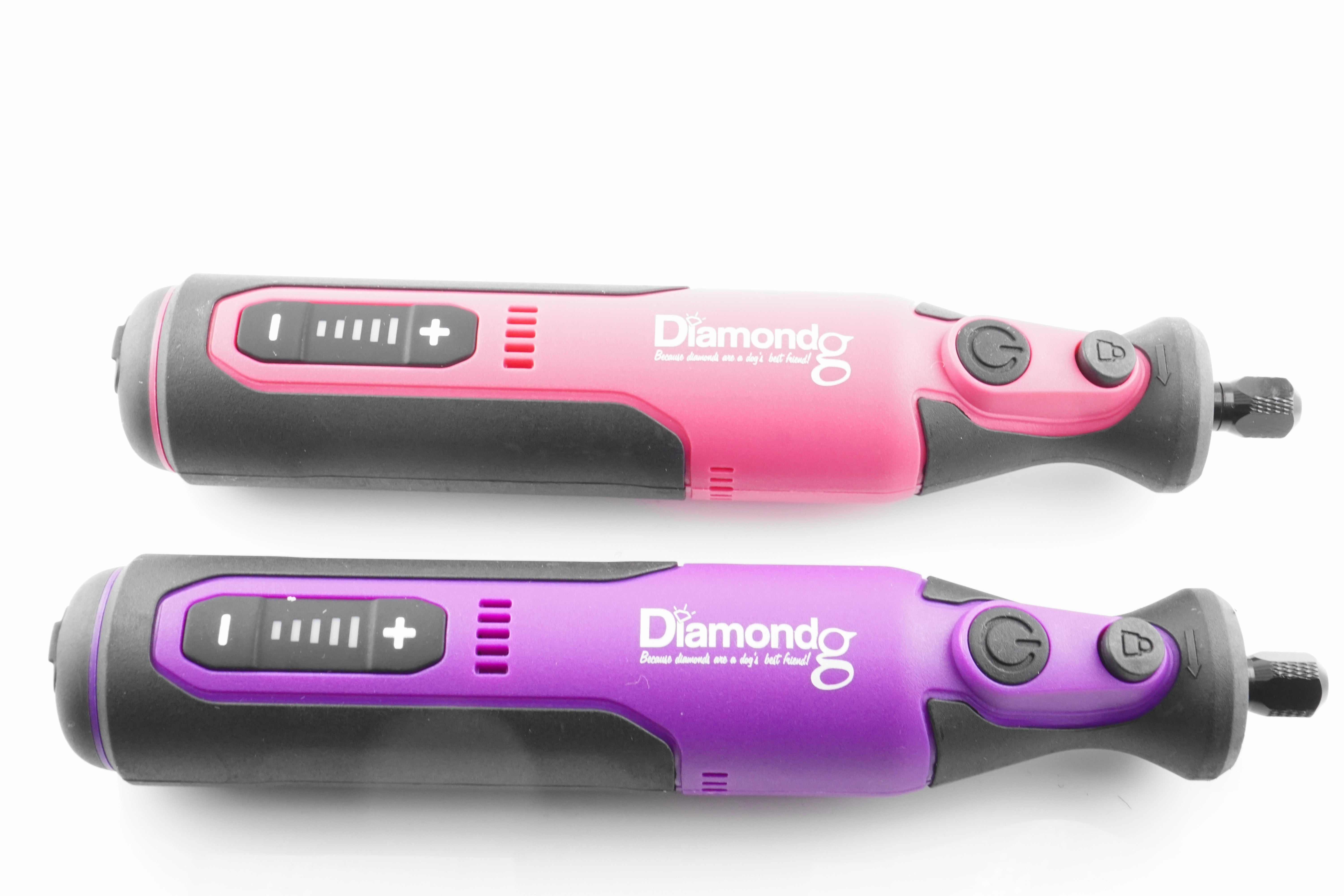 Diamondg Cordless Rotary Tool Kit – Purple, Variable Speed, Multi-Purpose With Accessories & Storage Case