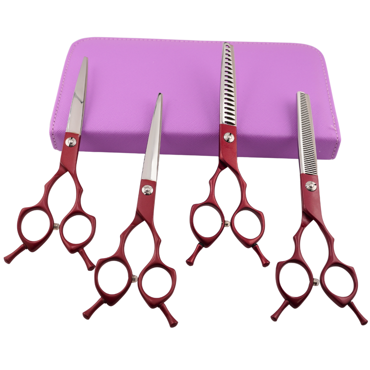 Furbabies 7 Inch Shear Sets 440c Stainless Butterfly Reversable Handle Right Handed