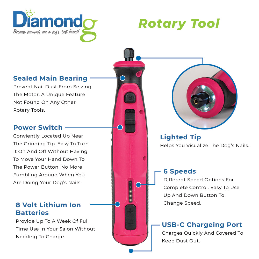 Professional Series Diamondg Cordless Rotary Tool Updated Model