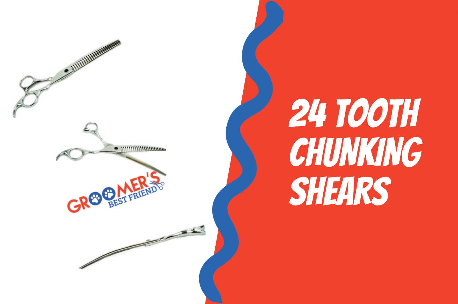 Load video: 24 Tooth Chunking Shears