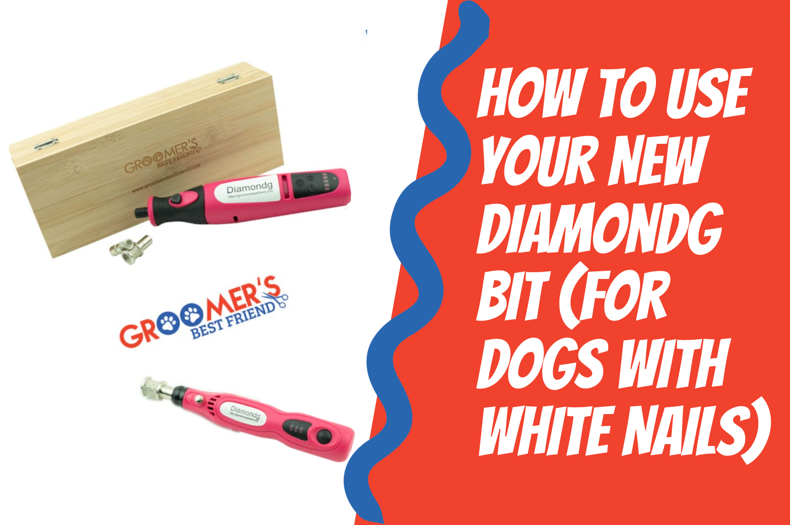 Load video: How To Use Your New Diamondg Bit (For Dogs With White Nails)