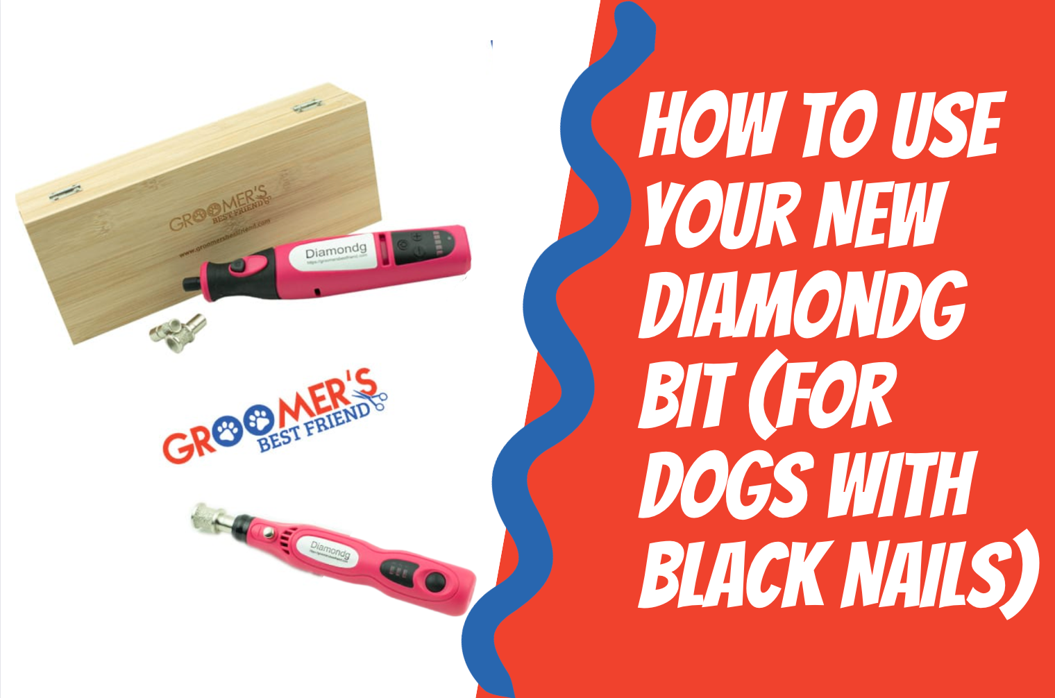 Load video: How To Use Your New DiamondG Bit (For Dogs With Black Nails)